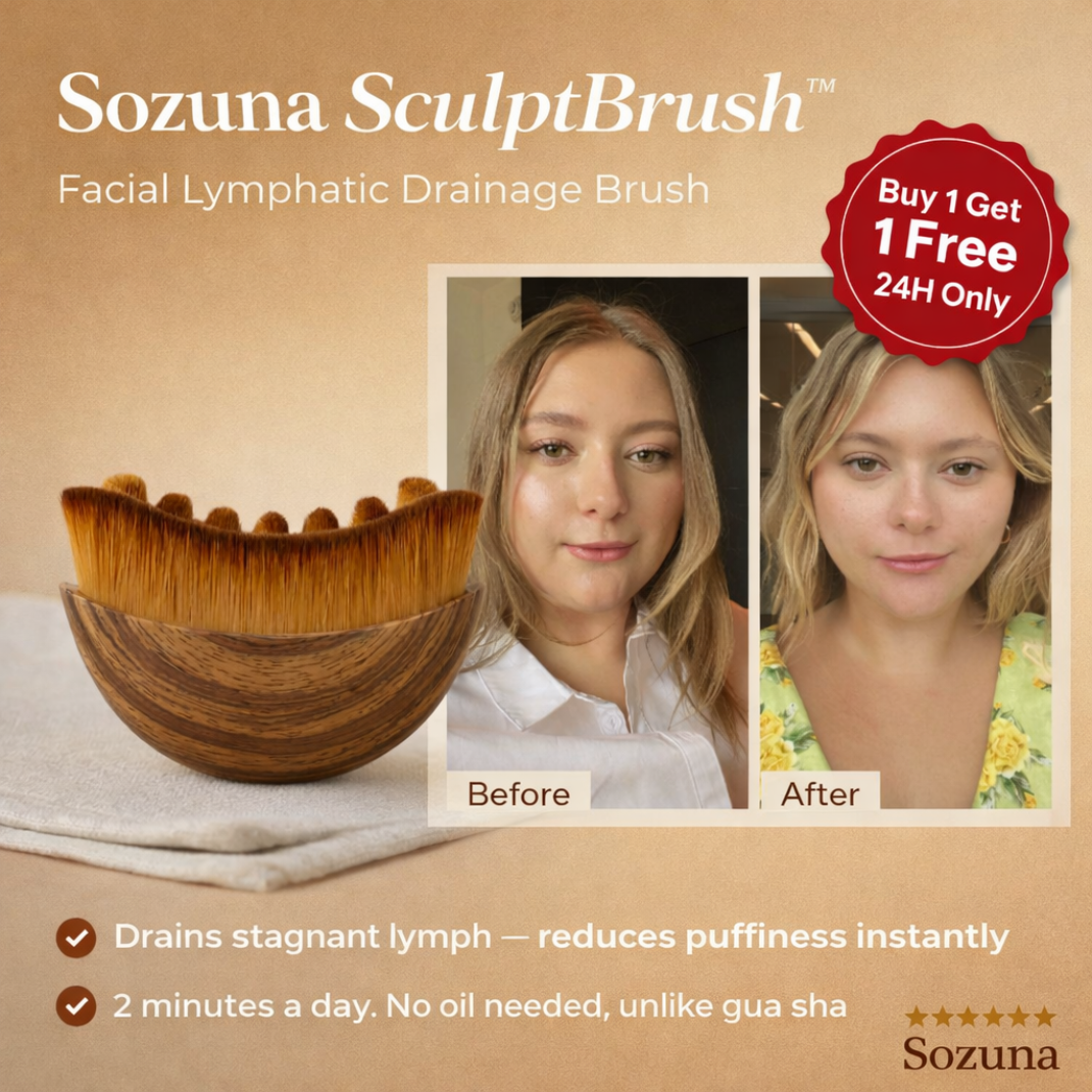 Sozuna SculptBrush™ — Drain the puff. Reveal your face